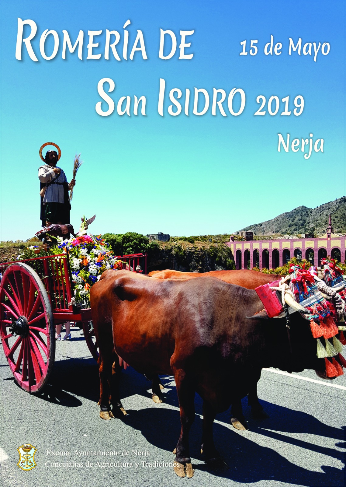 Cartel Romería de San Isidro 2019 – Ayuntamiento de Nerja