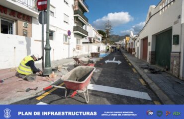 La reurbanización de calle Zuloaga entra en su recta final (Plan de Infraestructuras)