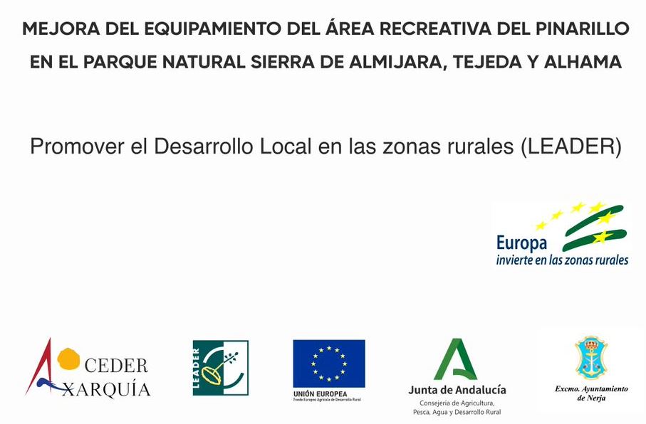  MEJORA DEL EQUIPAMIENTO DEL ÁREA RECREATIVA DEL PINARILLO EN EL PARQUE NATURAL SIERRA DE ALMIJARA, TEJEDA Y ALHAMA