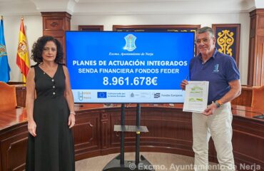 Nerja recibirá 8,9 millones de fondos europeos para financiar proyectos estratégicos