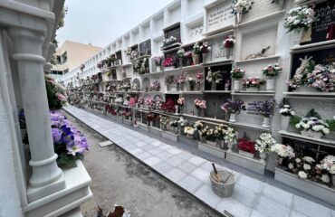 Iniciadas las obras de mejora del pavimento en el pasillo suroeste del Cementerio Municipal