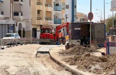 Las obras en la intersección de las calles Antonio Ferrandis Chanquete y Puente Viejo finalizarán el próximo jueves