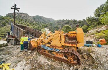 Orlando inicia la retirada de su maquinaria de la antigua cantera