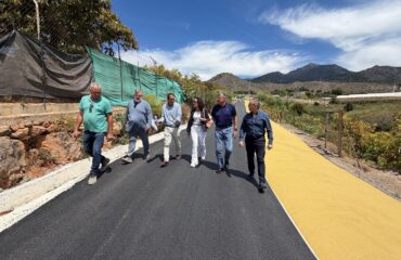 Las obras del carril bici que une Nerja con Maro entran en recta final
