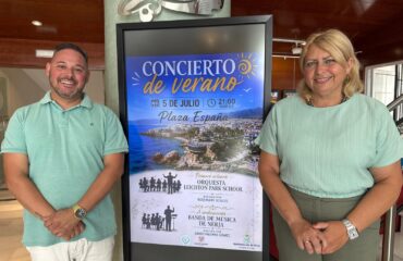 La Plaza de España acoge este sábado el tradicional Concierto de Verano con la Banda de Música de Nerja y la Orquesta Leighton Park School